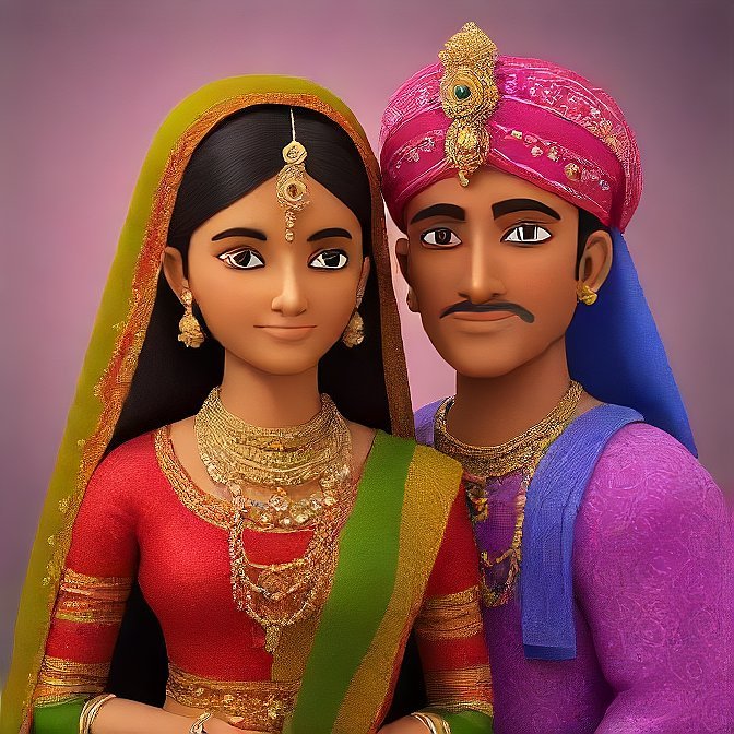 3D cartoon character art